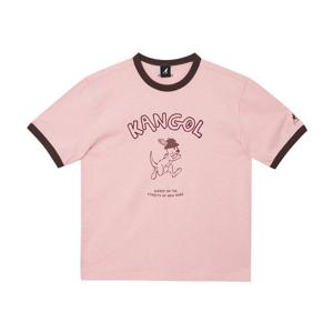 캉골 러시 링거 티셔츠 2827 핑크 KSECST28270