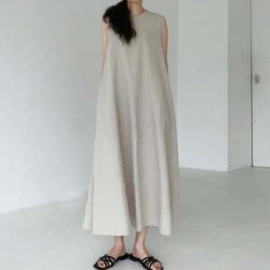 [다잇템]여성용 피서룩 일상복 코지 롱드레스