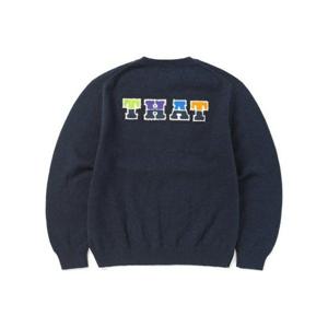 디스이즈네버댓 THISISNEVERTHAT THISTHAT Knit Sweater Navy TN233KKNPK06NAV 350685