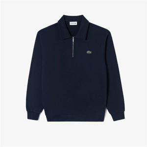 라코스테 (남성)베이직 반집업 스웨트 맨투맨 티셔츠(SH197E-55N 166)네이비 351553