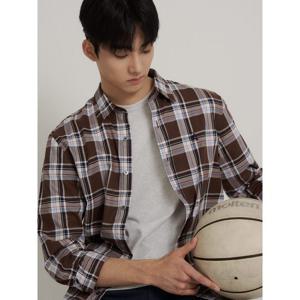 [신상5%OFF][빈폴멘] 미디엄 멀티 체크 셔츠 브라운 (BC6264C32D)