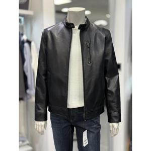 basso 세이브존01 블랙 램스킨 레더 집업 차이나 카라 블루종 점퍼 BS-A5-UB09A