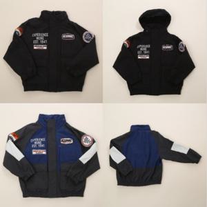 [지프키즈]키즈 내장후드 반넥 블러킹 점퍼 KL1JPU221