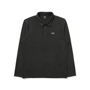 케이투 K2 BOOST_겨울 브러쉬 폴로 티셔츠_MELANGE CHARCOAL KMW24283ZN 350240