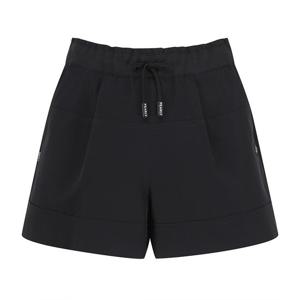 [파리게이츠] 여성 스마일 패치 프릴 밴딩 쇼츠 521F1PS203BK