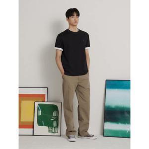 [신상5%OFF][빈폴멘] [Essential] 라운드 반소매 티셔츠 블랙 (BC6242E725)