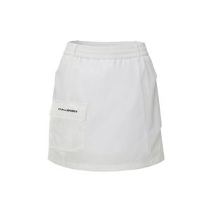 챌린저 여성 벌룬 실루엣 원포켓 H라인 큐롯 화이트 CHE1WSK1552WH