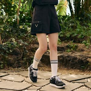 챌린저 여성 라이트 실키 나일론 메쉬안감 카고포켓 반바지 블랙 CHE2WHP5654BK