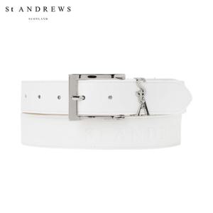[세인트앤드류스] 남성 STA 포인트 솔리드 벨트 811F1BTA01_WH