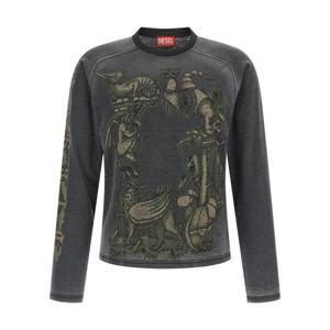 디젤 긴팔 티셔츠 A230020WECN900 Gray