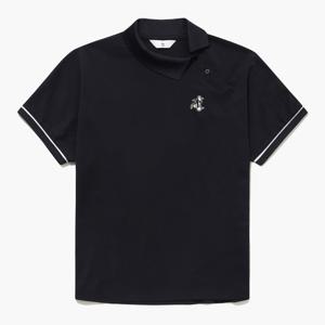 [먼싱웨어] 여성 볼링 펭귄 티셔츠 블랙 MR122LTS34