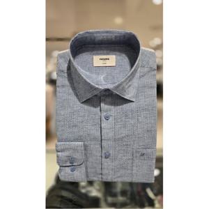 레노마셔츠 린넨혼방시어서커미니체크 (RQSSG1044BU)