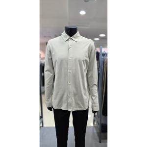 [레노마 옴므]S/S  베이지 면 100% 오픈 카라 티셔츠 QAMTT06 _B