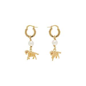 마르니 귀걸이 홀스 참 이어링 261379F022000