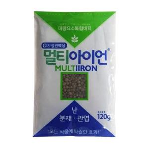 난꽃개화촉진 식물영양제 알갱이 W 멀티아이언120g