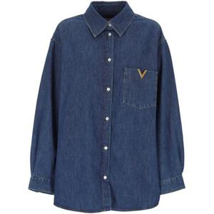 발렌티노 PAP 셔츠 8B3DB03K 9YA558 MEDIUM BLUE