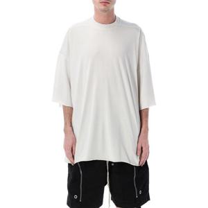 26SS 릭오웬스 릭오웬스 DRKSHDW Tommy T 오버사이즈 코튼 저지 t 셔츠 DU01F4259RN51 TP571691433