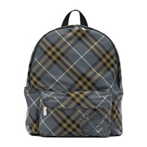 버버리 체크 패브릭 나이트 아플리케 백팩 8123452
