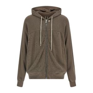 릭오웬스 브러시드 코튼 윈드브레이커 후드 집업 RU01F2241JNT