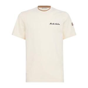 몽클레어 Embroidered logo cotton t shirt 83I-3EU034