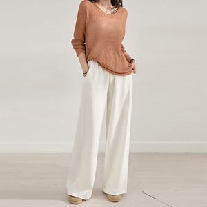 [나크21] (55~99)체형커버 와이드 밴딩팬츠 KO61-P-01