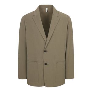 [지이크]프리미엄 스트레치 엠보싱 오버핏 카키 캐주얼 자켓PGEAD4034