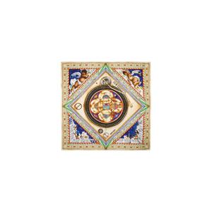 카사블랑카 스카프 멀티컬러 라지 플라폰드 오르네 드 뮤지크 스카프 261195M150008