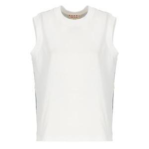 마르니 민소매 티셔츠 THJE0386Q0 UTC58500W01 White