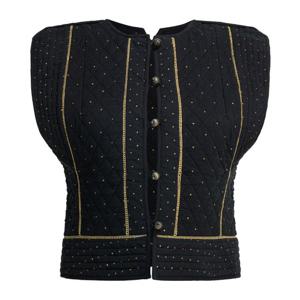 이자벨마랑에뜨왈 골드 폴카 도트 퀼티드 코튼 베스트 26PGI007