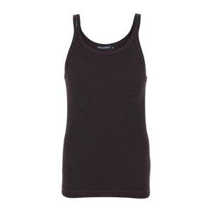 돌체앤가바나 리브 디자인 크루넥 슬리브리스 티셔츠 G8SY5T FU