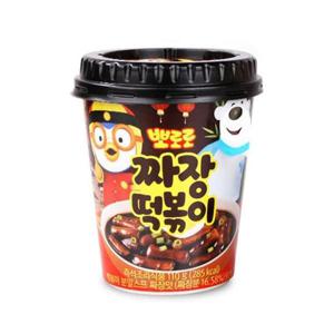회사간식 짜장 떡볶이 뽀로로 110g