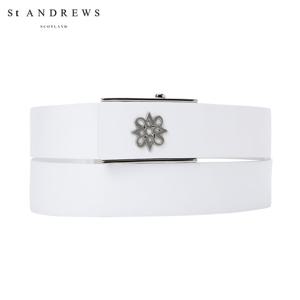 [세인트앤드류스] 남성 로고 리벳 반자동 벨트 811F7BT001_WH