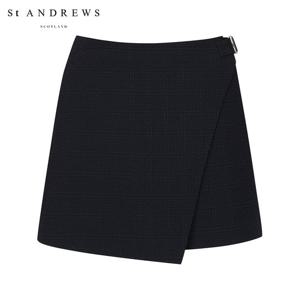[세인트앤드류스] 여성 시어서커 벨티드 랩 숏팬츠 821F1PNA21_BK