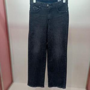 Latium HC06 데님 국내생산 스판 히든밴딩 통와이드 블랙진청바지 T2613pt11