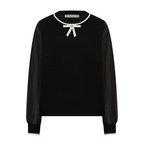 [예쎄][예쎄] 시스루소매 리본장식 니트(S6SKN019A)