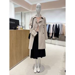 [숲]벨티드 기본 하프 트렌치코트  SC3BB90P