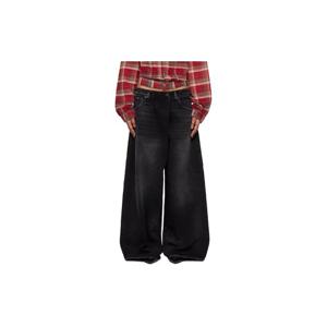 26 SS R13 여성 블랙 니코 랩 데님 진 261021F069008