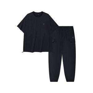 커버낫 [SET] 테크 나일론 베이직 티셔츠 Dark Navy팬츠.ver 393665