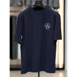 [바쏘옴므]레터링 프리팅 라운드 반팔 티셔츠 WSZ2KR27A NY_SC