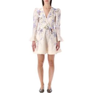 짐머만 미디 원피스 8637DS261 BLSO BLUE SONG BIRD CREAM