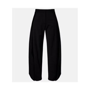 로에베 드레이프 울 와이드 팬츠 P01166336