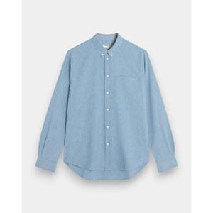 메종키츠네 긴팔 셔츠 QM00412WC5006 0434 Pure blue