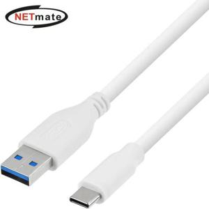 C타입 3.0 AM-CM 케이블 화이트 NMC-CA310W USB3.1 1m