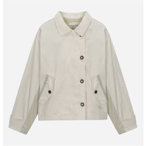 [써스데이아일랜드](T256MJP901W)셔츠카라 컬러블록 블루종 점퍼