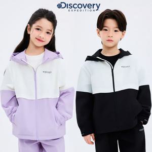 디스커버리키즈 DKTR11061 키즈 우븐 컬러배색 자켓 바람막이