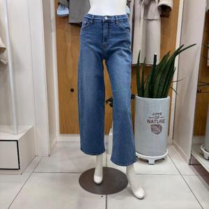 클리지 DP01 코튼 일자 핏 중청 팬츠 CQ3WPT03