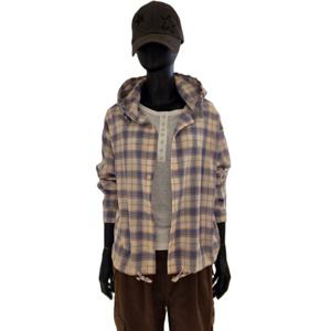 [지프](여전용)빈티지 체크 후드셔츠(JR2SHF122)