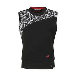 [마스터바니] 여성 사선 로고 레터링 베스트 421F1SV204_BK