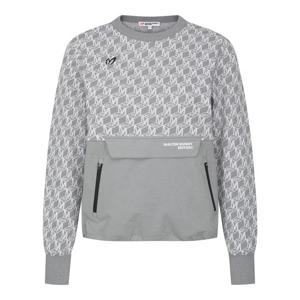 [마스터바니] 여성 우븐 믹스 큐브 자카드 긴팔니트 421F1SR206_GY