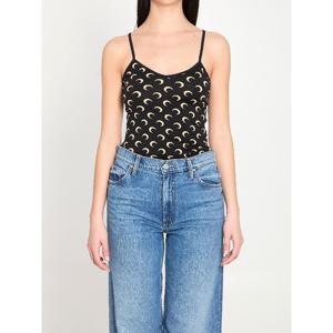 마린세르 문 프린트 저지 크롭 탑 WTO508AC JER0001 IT99